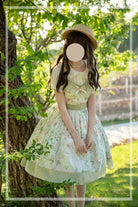 The Rose Dowry - Daily Cotton Lolita OP Dress V-neck Dress