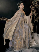 Cold Tangerine  寒橘柚 - Tang Dynasty Style Hanfu Dress Heziqun