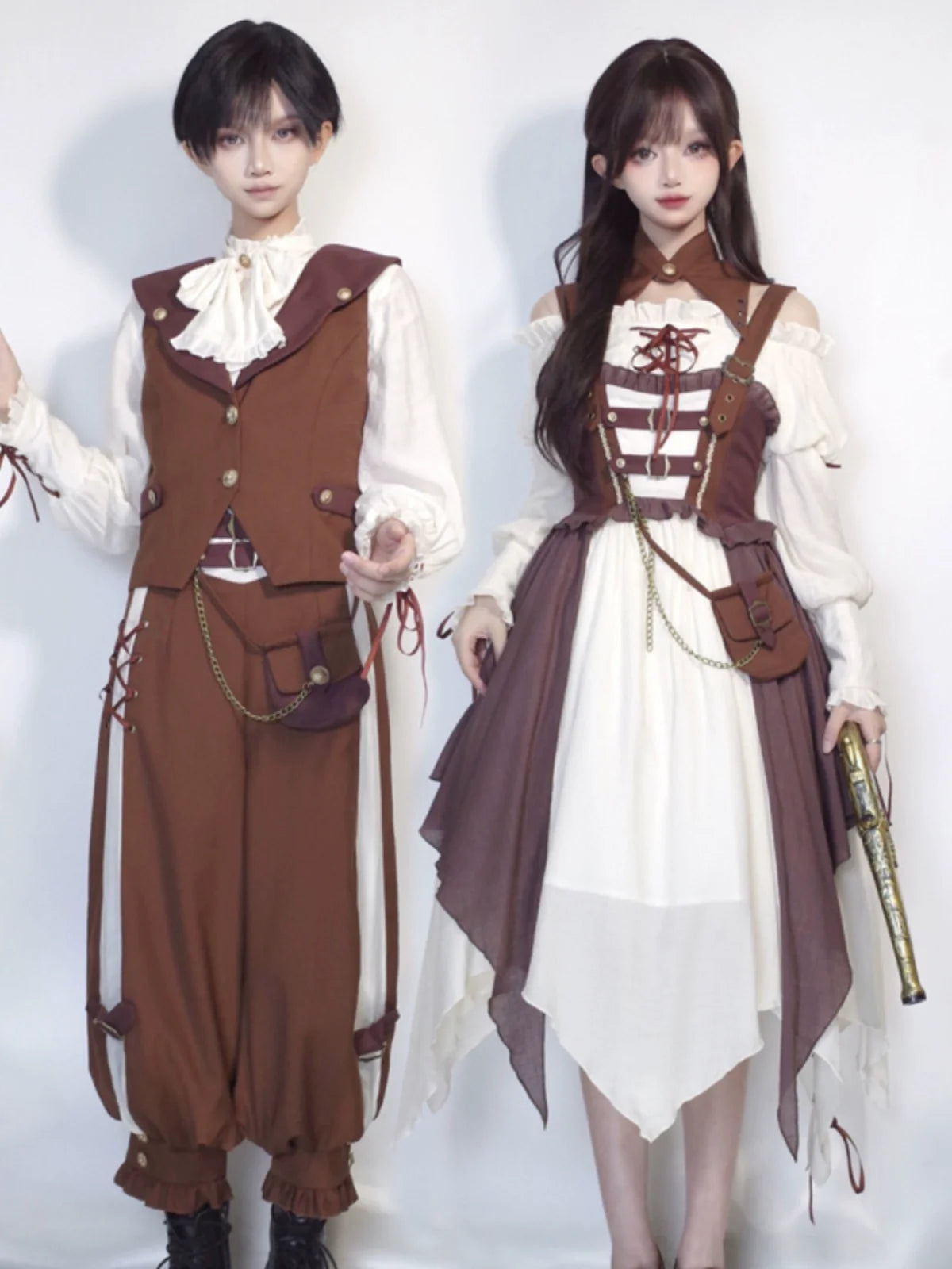 Pirate Guide - Vintage Lolita Suit Vest JSK Dress