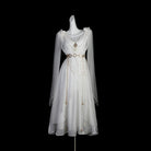 Divine - Elegant Greek Mythology Style Lolita JSK Irregular Hem White JSK Dress