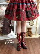 Roji Roji - Printed Cotton Sweet Lolita Calf Socks