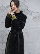 New Chinese Style Vintage Contrasting Nomadic Long Dress