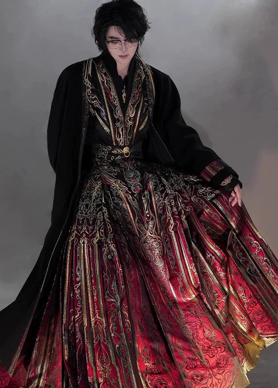 Kings and Lords | 4-Piece Modern Unisex Ma Mian Skirt Set (王侯将相)