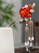 Phoenix Tail Hair Stick | Traditional Chinese Hair Accessory