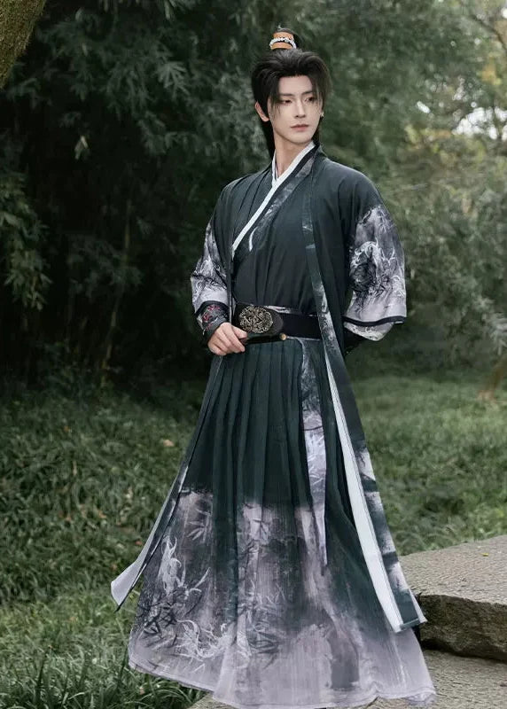 Seeking Serenity | Unisex 5-Piece Hanfu Set (寻幽)
