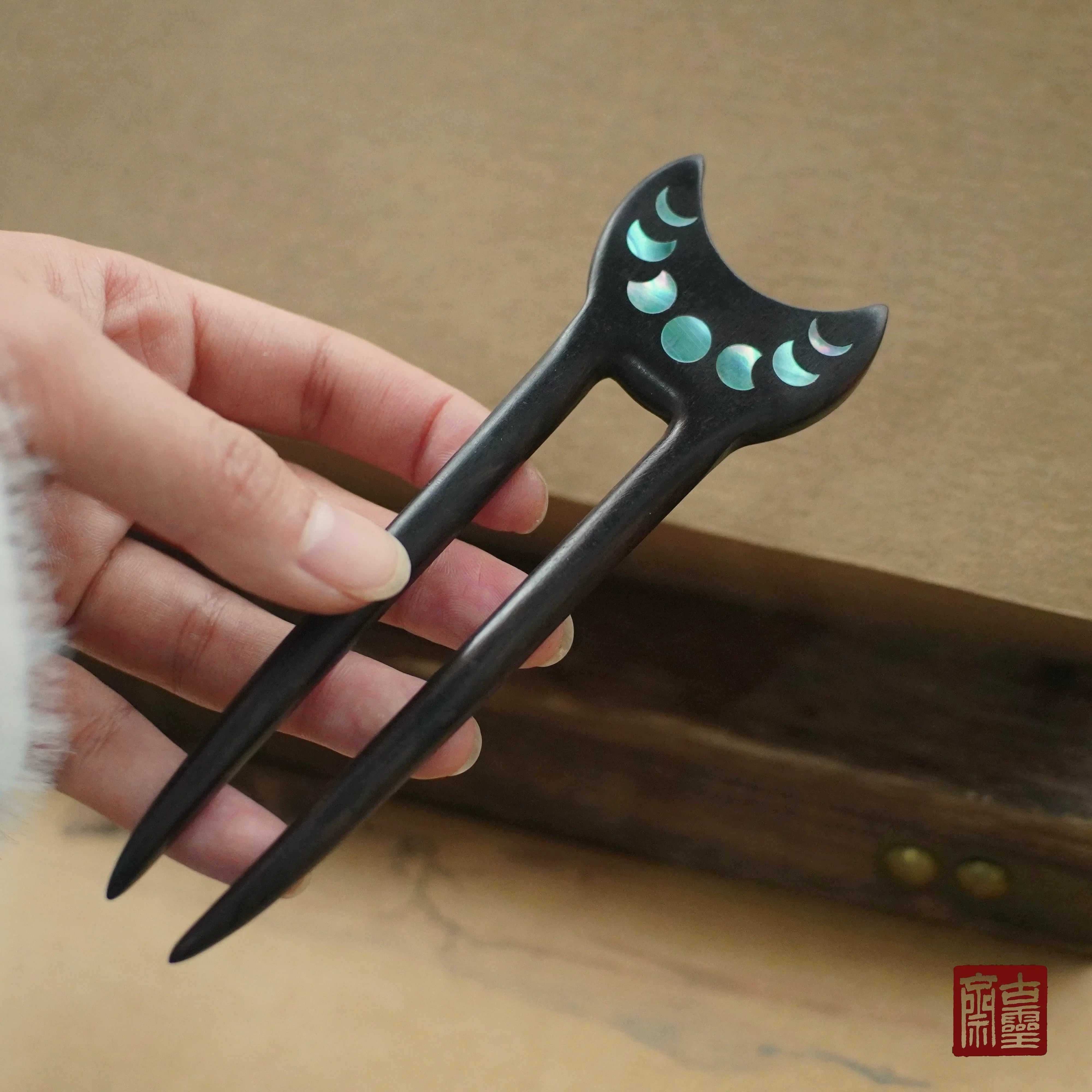 Moon Phases Hair Stick | Hanfu Hair Accessory