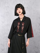 New Chinese Style Embroidered Shirt - Snake 巳蛇