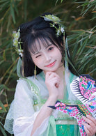 Bamboo Rain | 2 Pcs Hairclips (竹雨潇湘)