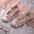 Qing Plum | Pink Embroidered Shoes(云舒）