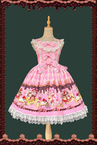 Cream Meow - Sweet Lolita JSK, Cat Print