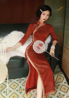 Wine | Red Qipao Dress (醉人红)