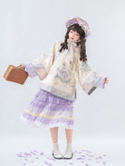 Modern Qing Han Lady Attire with Layered Skirt - Tulip Duck 郁香鸭鸭