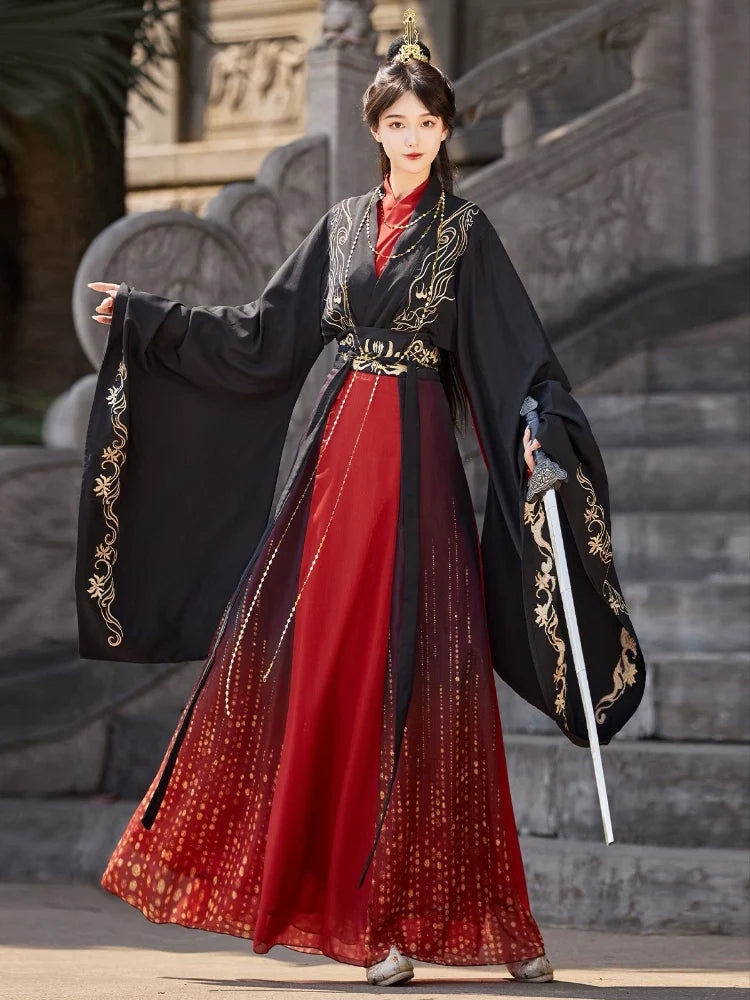 Wei Jin Dynasty Qiyao Ruqun Hanfu | Xihe 羲和