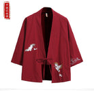 LingTian | Black Uni-Sex Asian Robe / Kimono (凌天)