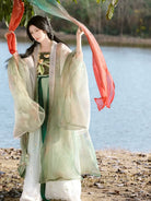 Pipa Beauty 枇杷美人 - Tang Dynasty Style Hanfu Dress Heziqun