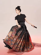 Chinese Blouse & Mamian Skirt Outfit | Ruby 赤羽