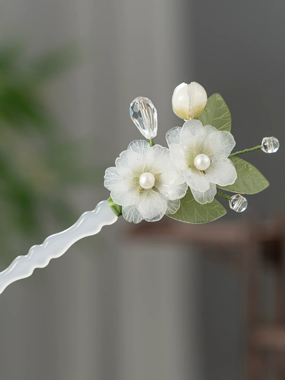 Pear Blossom Falling Clouds Hair Stick | Ancient Chinese Hair Accessory