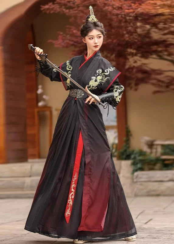 Twilight Sky | Unisex 5-Piece Hanfu Set (玄霄)