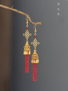 Lucky Knots Antique Earrings | Hanfu Jewelry