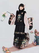 Ming Dynasty Modern Hanfu Pipa Sleeve Top, Vest, and Mamianqun - Qingrong Nuancui 晴蓉暖翠