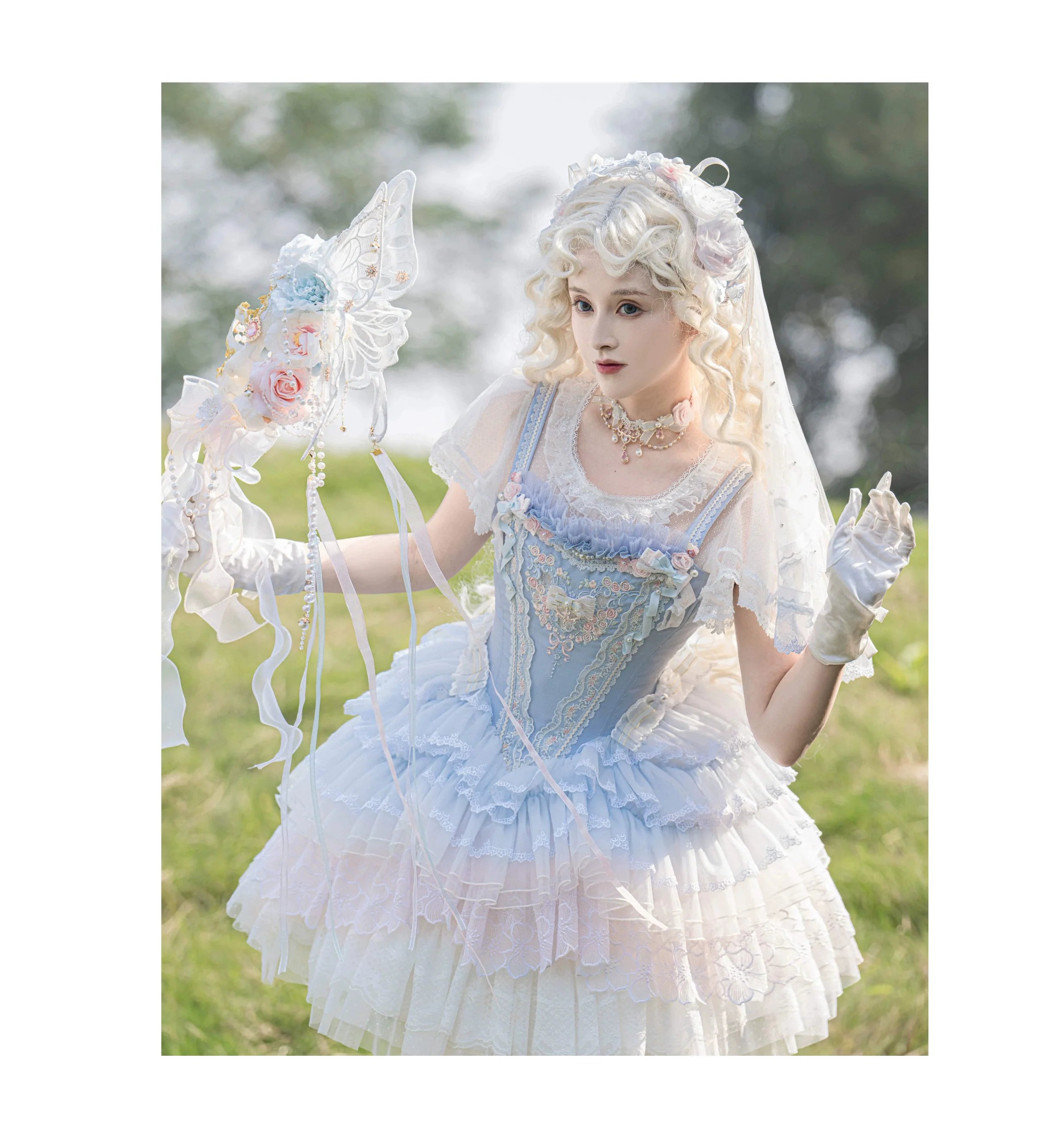 Dreamy Dance Gorgeous Lolita JSK and SK