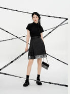 Chinese Blouse & Mini Mamian Skirt Outfit | Zhizhi 止止