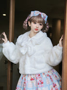Daily Lolita Coat Imitation Rabbit Hair Short Winter Coat
