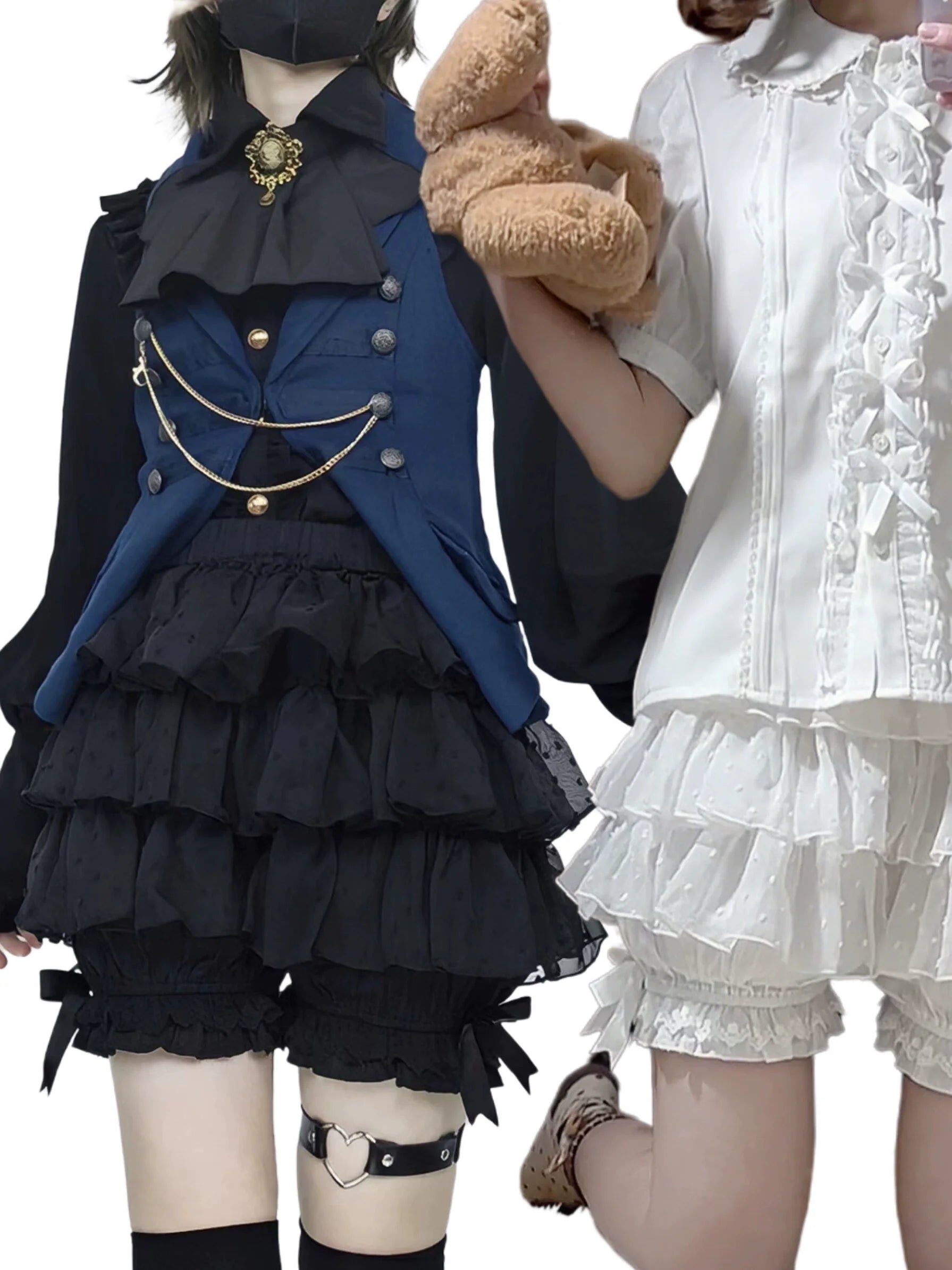 Daily Lolita Bloomers, Lace Cake Shorts for Summer Wear