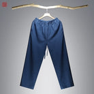 Chen Zhi 陈植 Modernized 1920s Men's Changpao Cotton Linen Pants