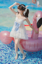 Mermaid of the Sea Moon - Lolita Inspired Swimsuit in Two-piece and One-piece