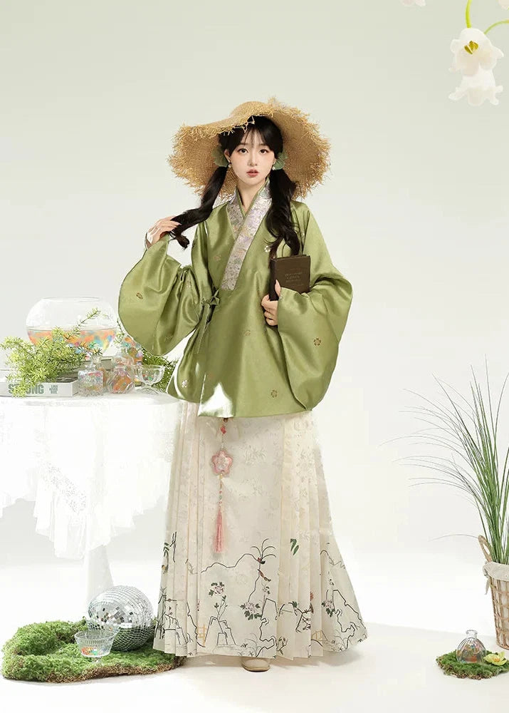 Wild Herbs | 2-Piece Printed Hanfu (百草馨)