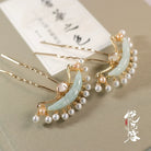 Hair Pin: Jade Note