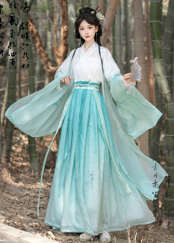 Mystic Bamboo | 3-Piece Unisex Couple Plus Hanfu (玄玉)