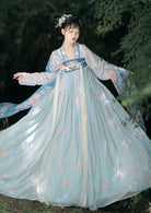 Spring Tail | Tang Pink / Blue Hanfu (春瑶)