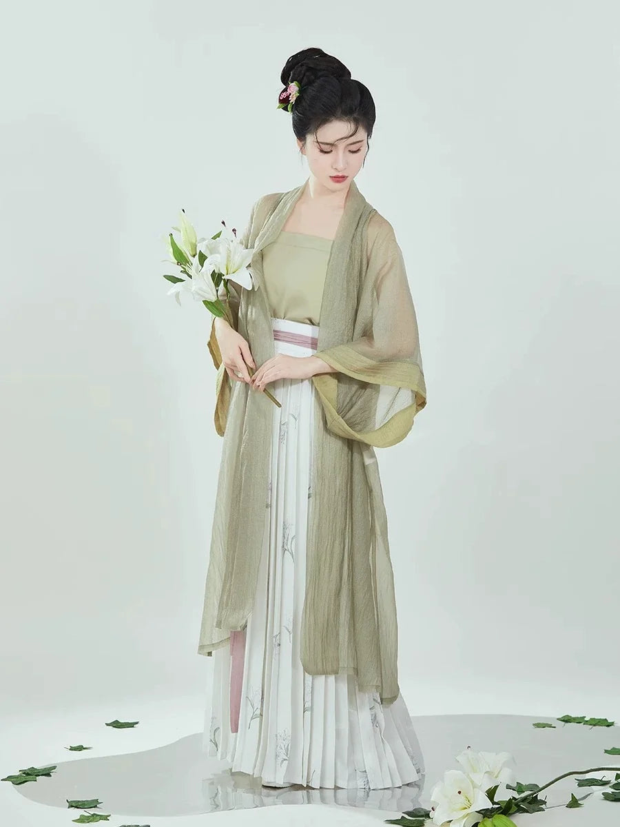 Song Dynasty Modern Hanfu - Bubble Tea 泡泡茶 (Preorder)