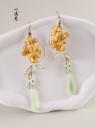 Velvet Flower Osmanthus Earrings | Hanfu Jewelry