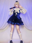 Kalila - Punk Lolita Dress Set Plaid Shorts Set