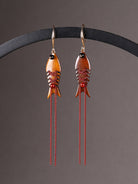 Wooden Fish DanglingEarrings | Cheongsam Jewelry