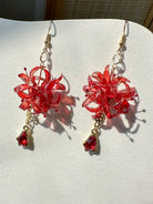 Red Spider Lily Earrings | Hanfu Jewelry