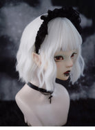 Strange Sugar - Gothic Lolita Lace Black Headband