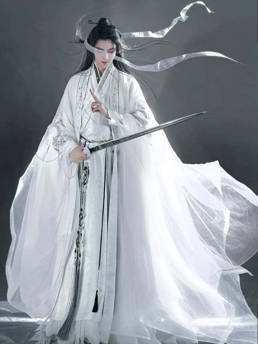 Wei Jin Xianxia Style Qiyao Ruqun - Jade Wall 氏璧 (Preorder)