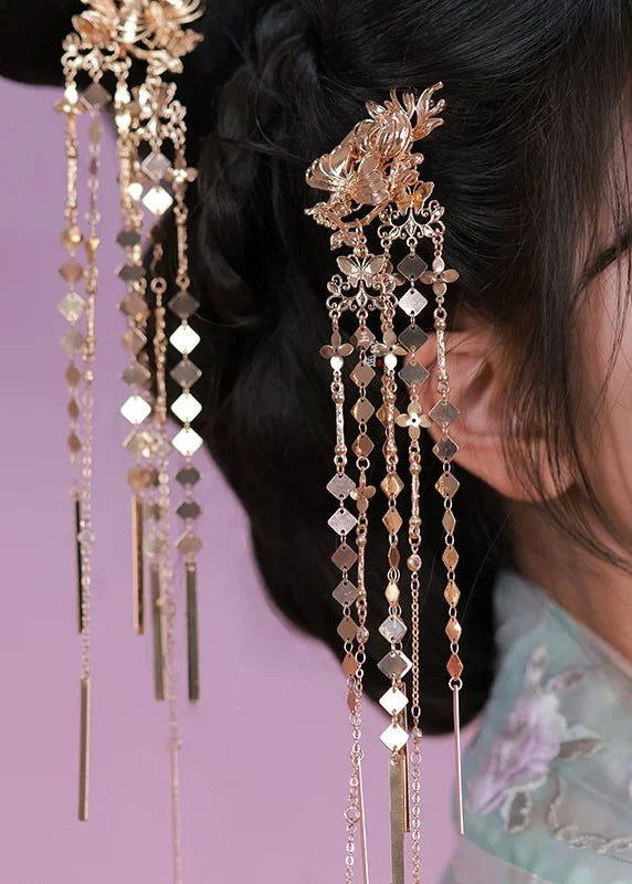Flame Bird | Tassel Hairpins (惊鸿)