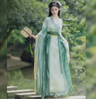 Wei Jin Dynasty Qiyao Ruqun Hanfu | Qingyu 清玉