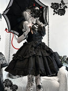 Halloween Gothic Lolita Short Jumper Dress