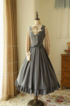 North of the Forest - Classic Lolita Striped Vest Skirt Set