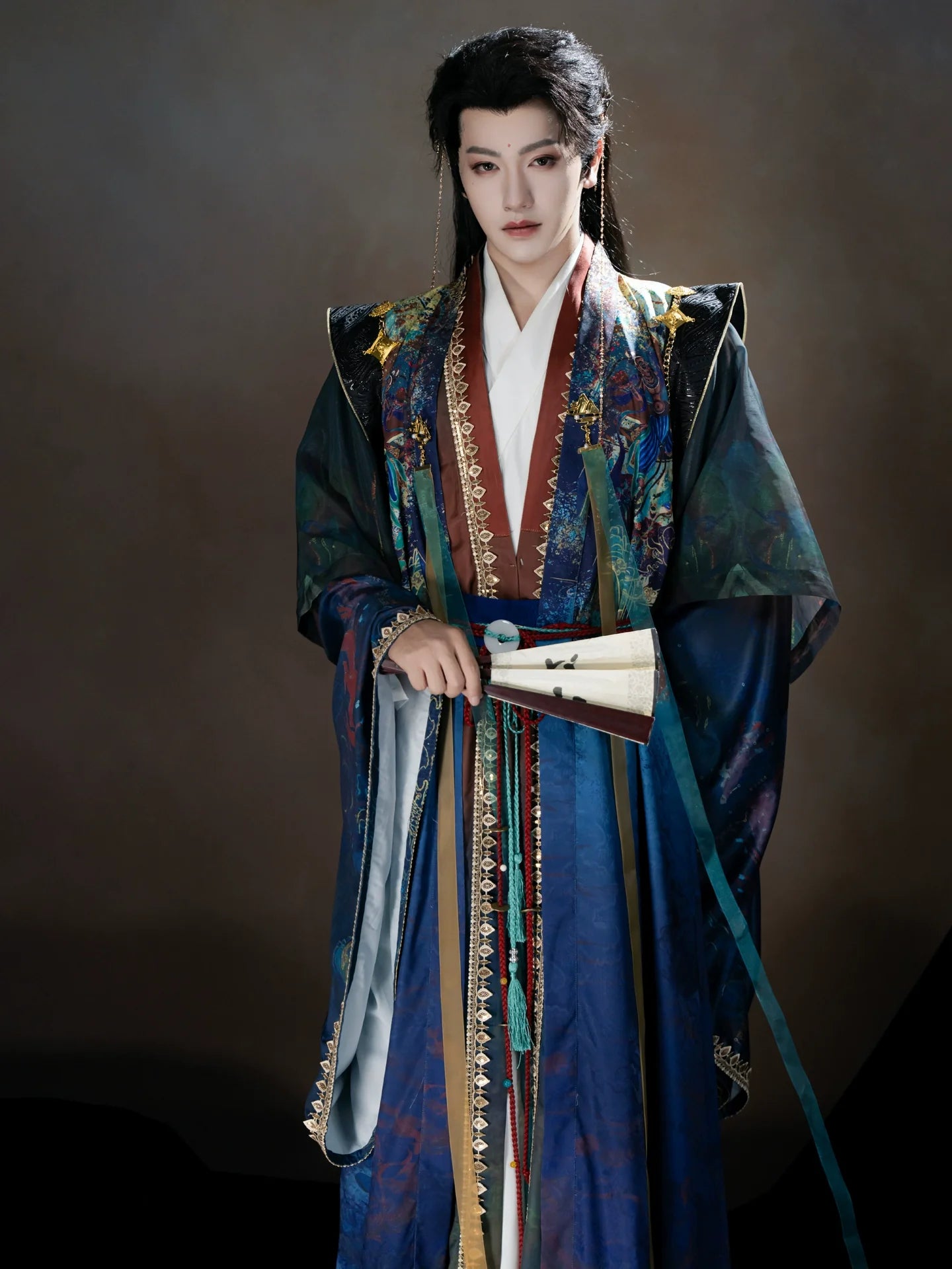 Demon Prince of Dunhuang - Male Xianxia Hanfu Ancient Chinese Costume (Preorder)