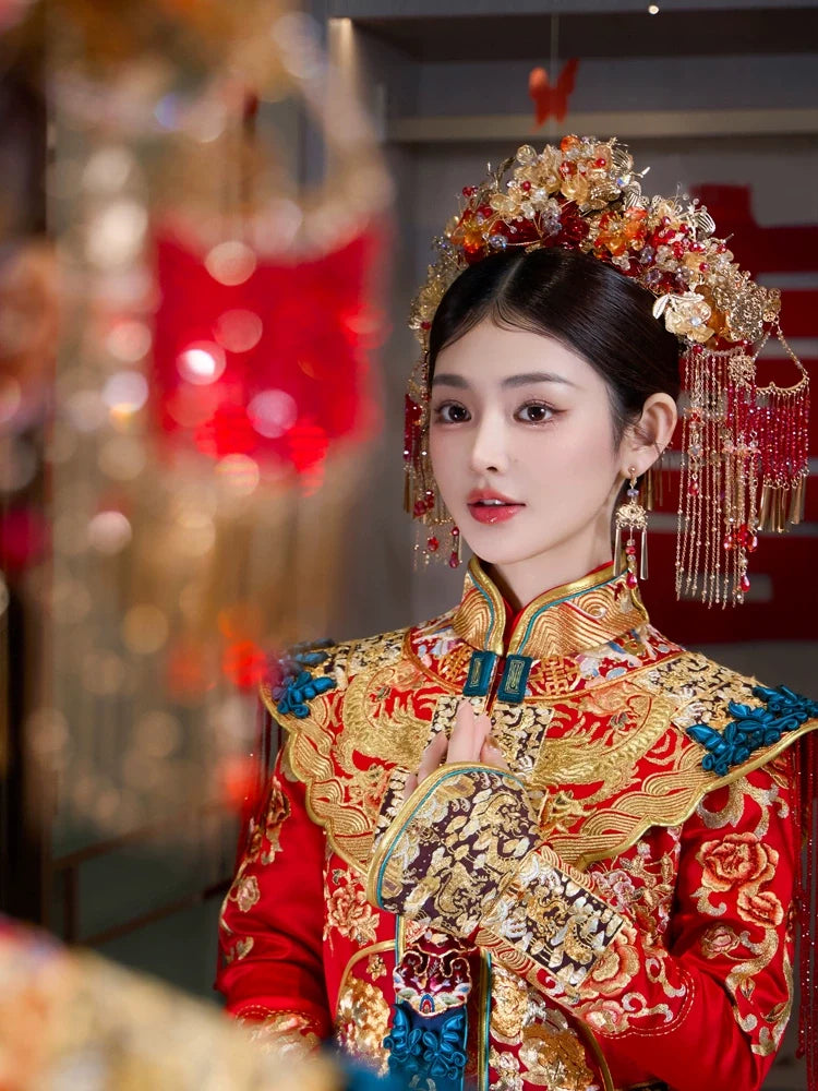 Chinese Wedding Hair Accessories: Passion