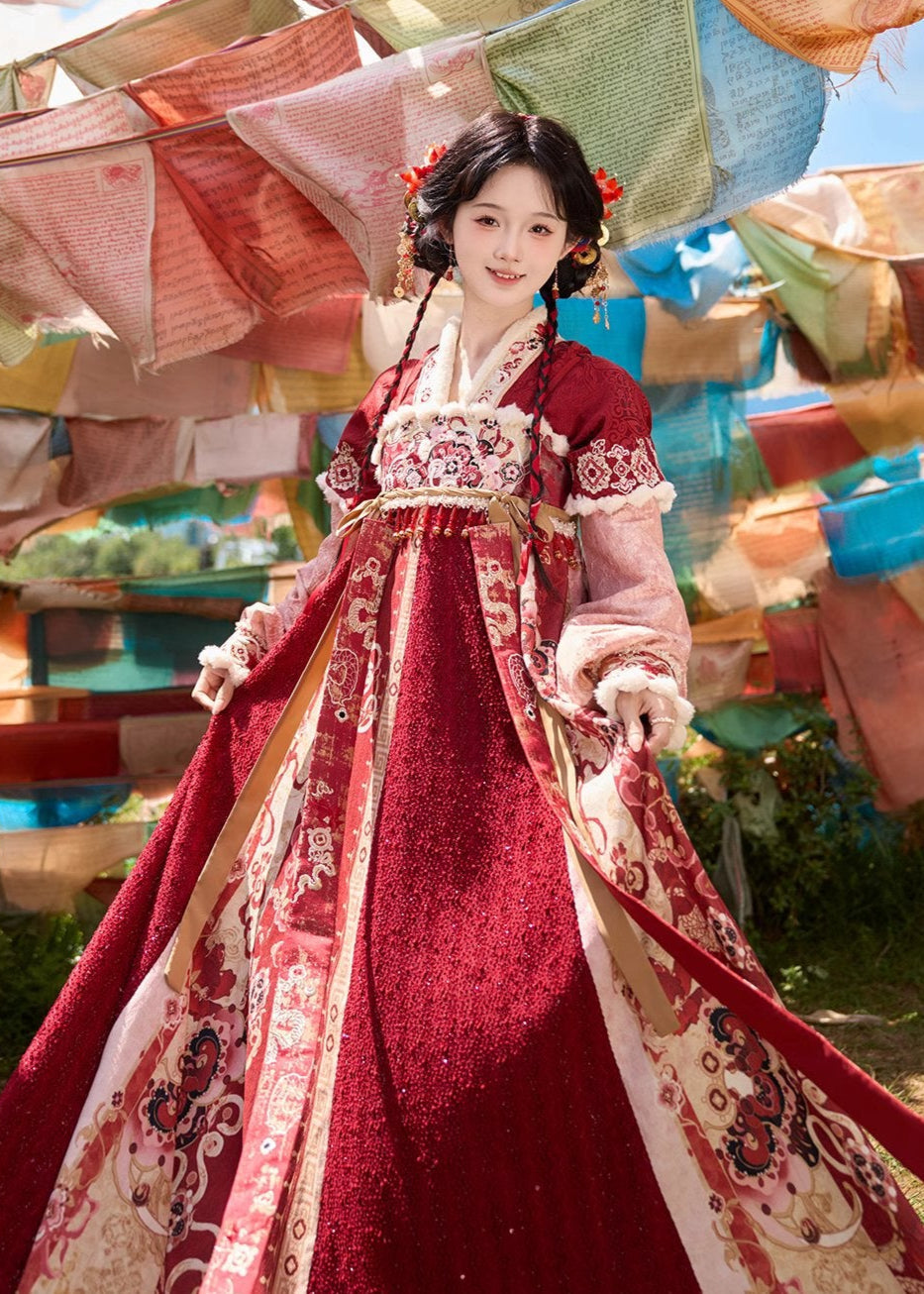 Fortune Snake | 4-Pieces 2025 New Year Hanfu (灵蛇小财神)
