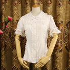 Sweet Lolita Shirt Short Sleeve Chiffon Blouse