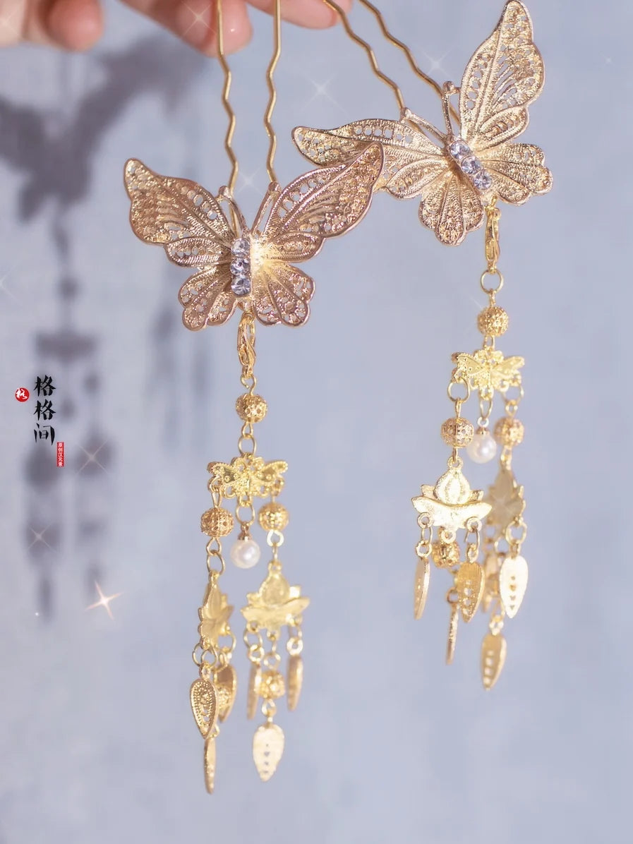 Hair Pins: Dazzle Butterfly